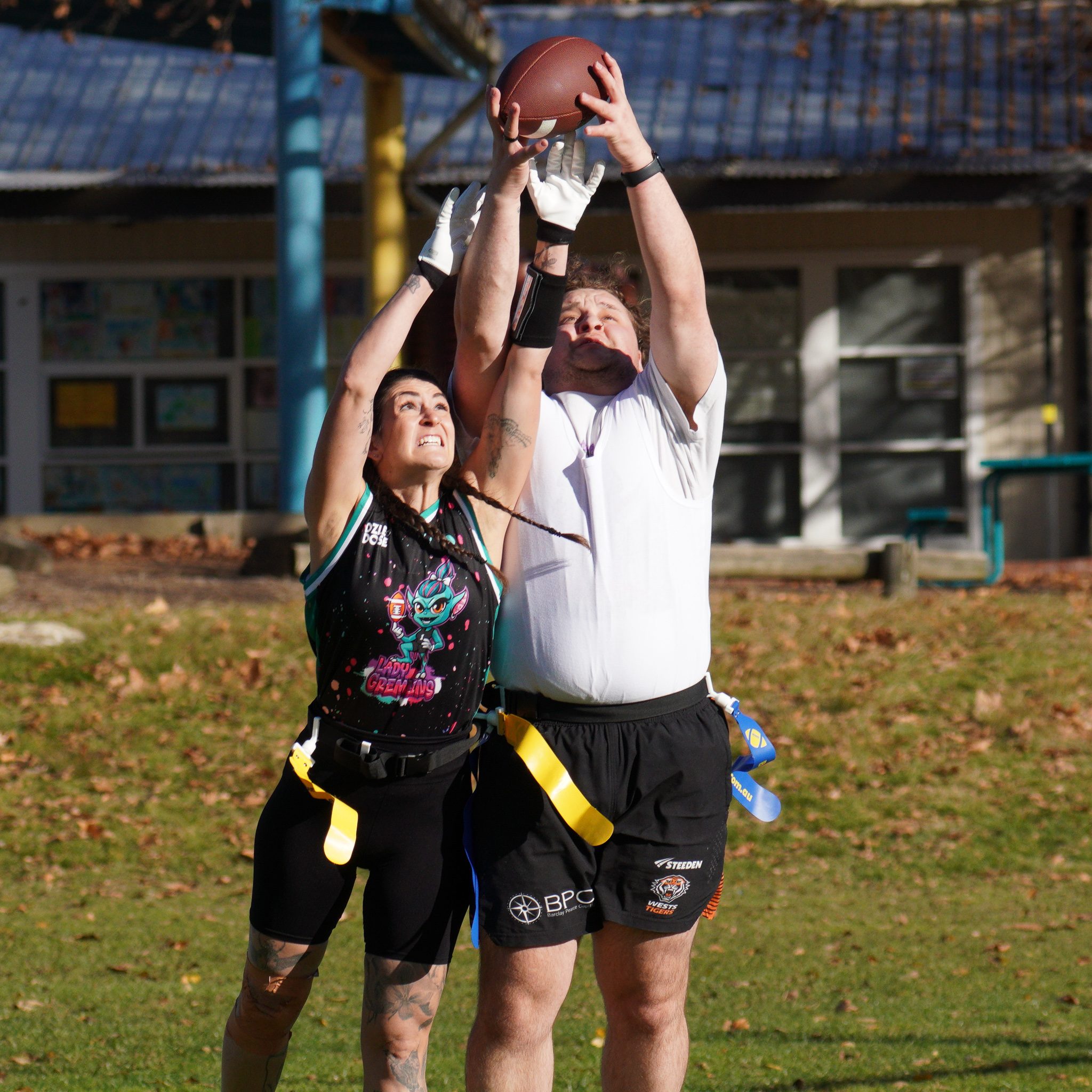 ACT Gridiron flag football action