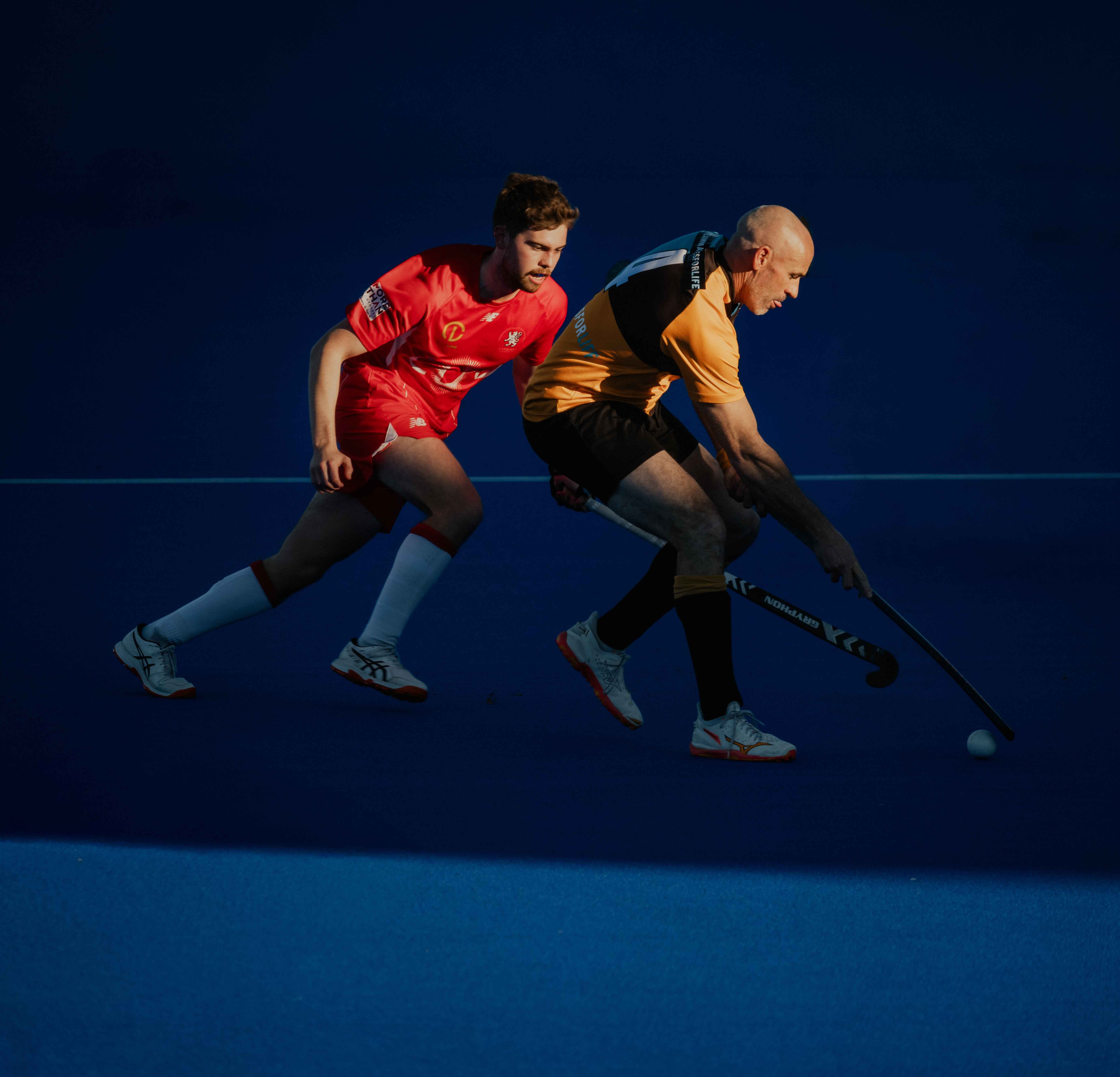 The same photograph cropped for athlete and programme proof